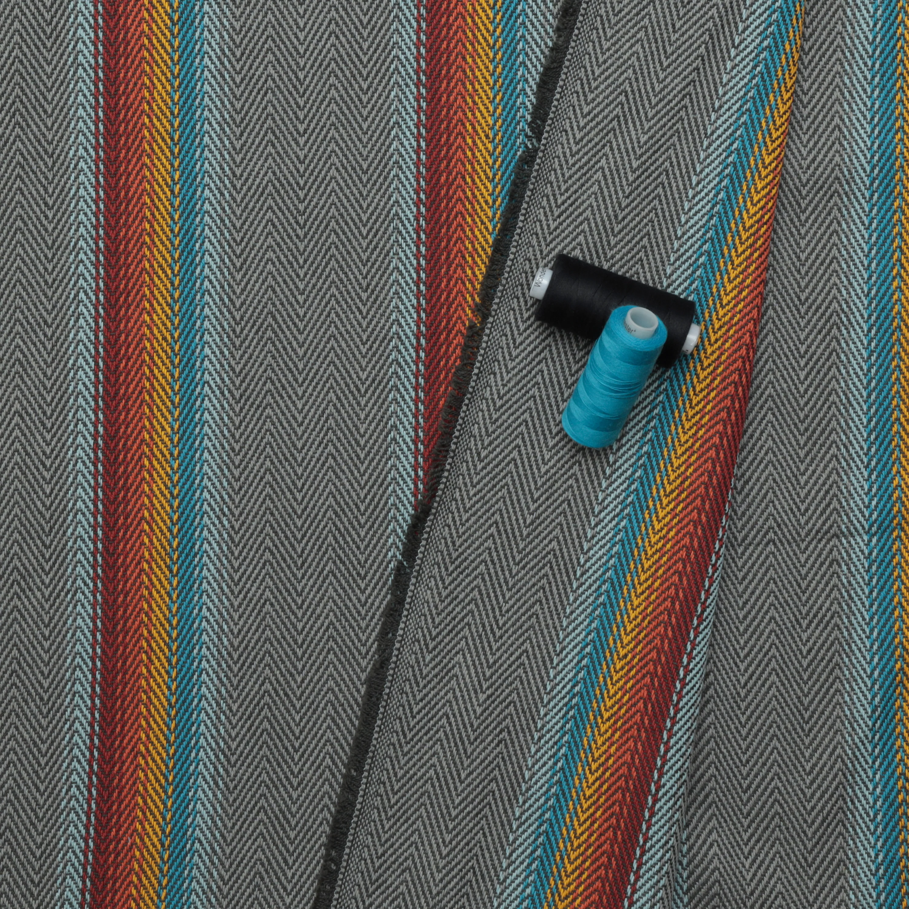 Cotton - Baja Blanket - Stripe - Shadow - Image 3