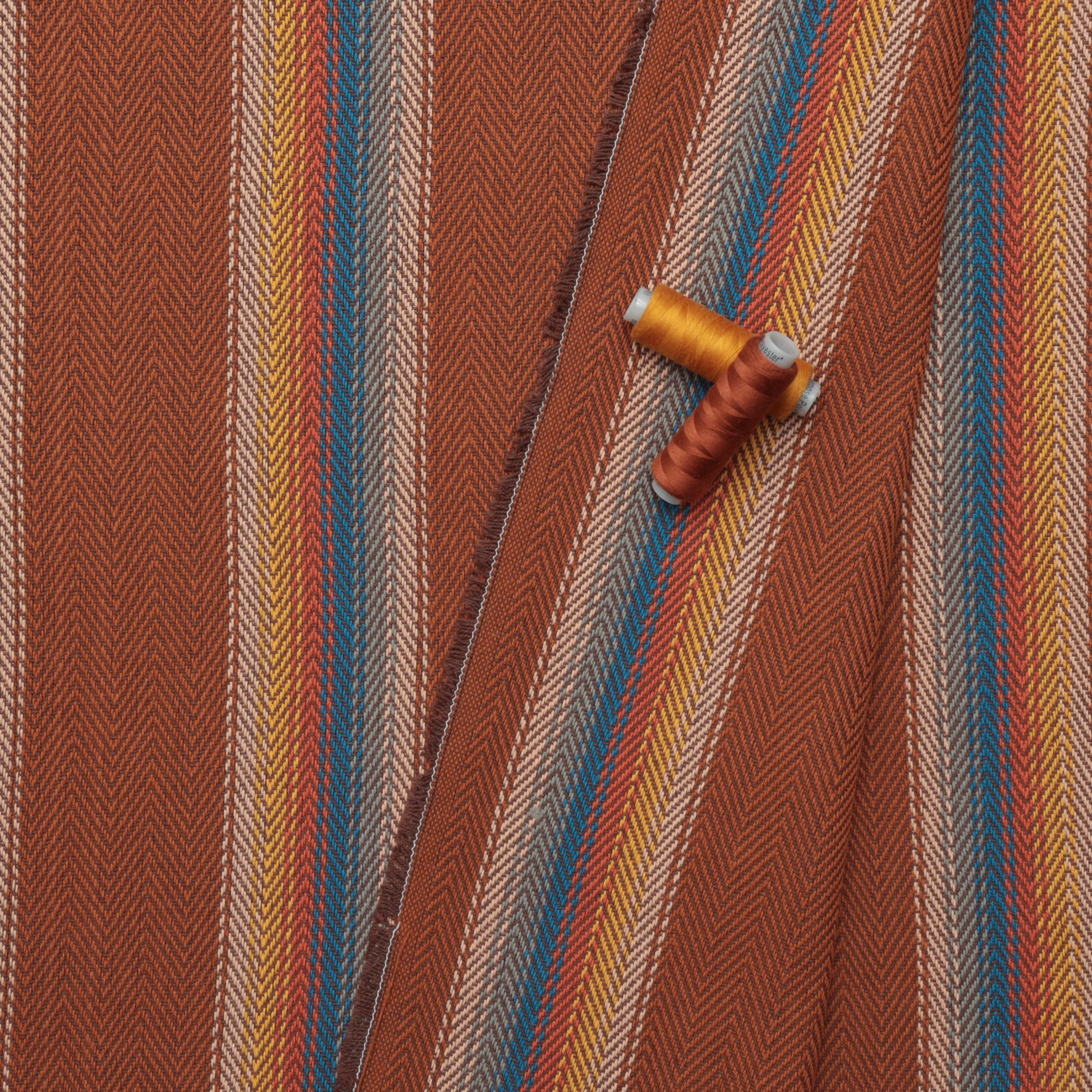 Cotton - Baja Blanket - Stripe - Sienna - Image 3