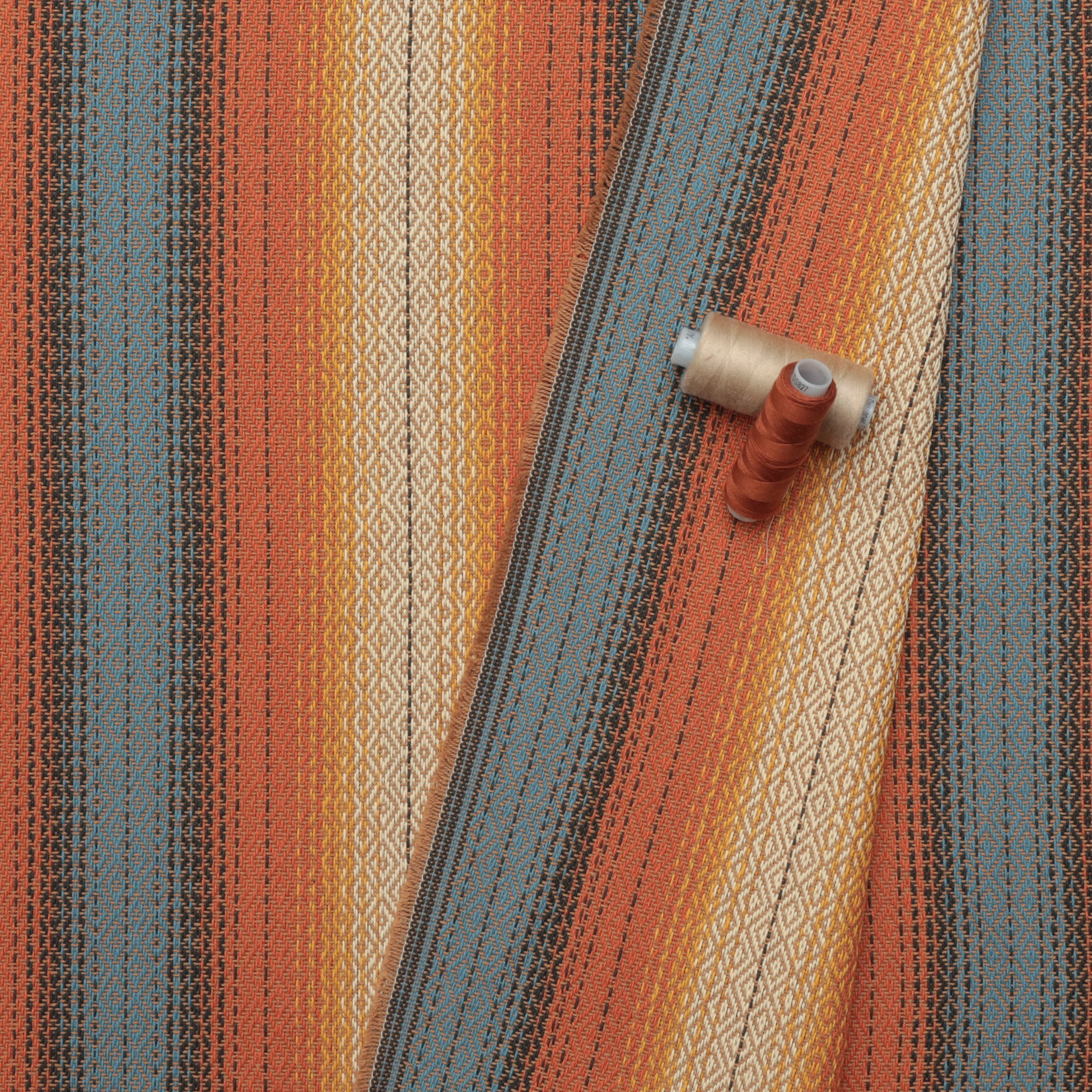 Cotton - Baja Blanket - Stripe - Sunset - Image 3