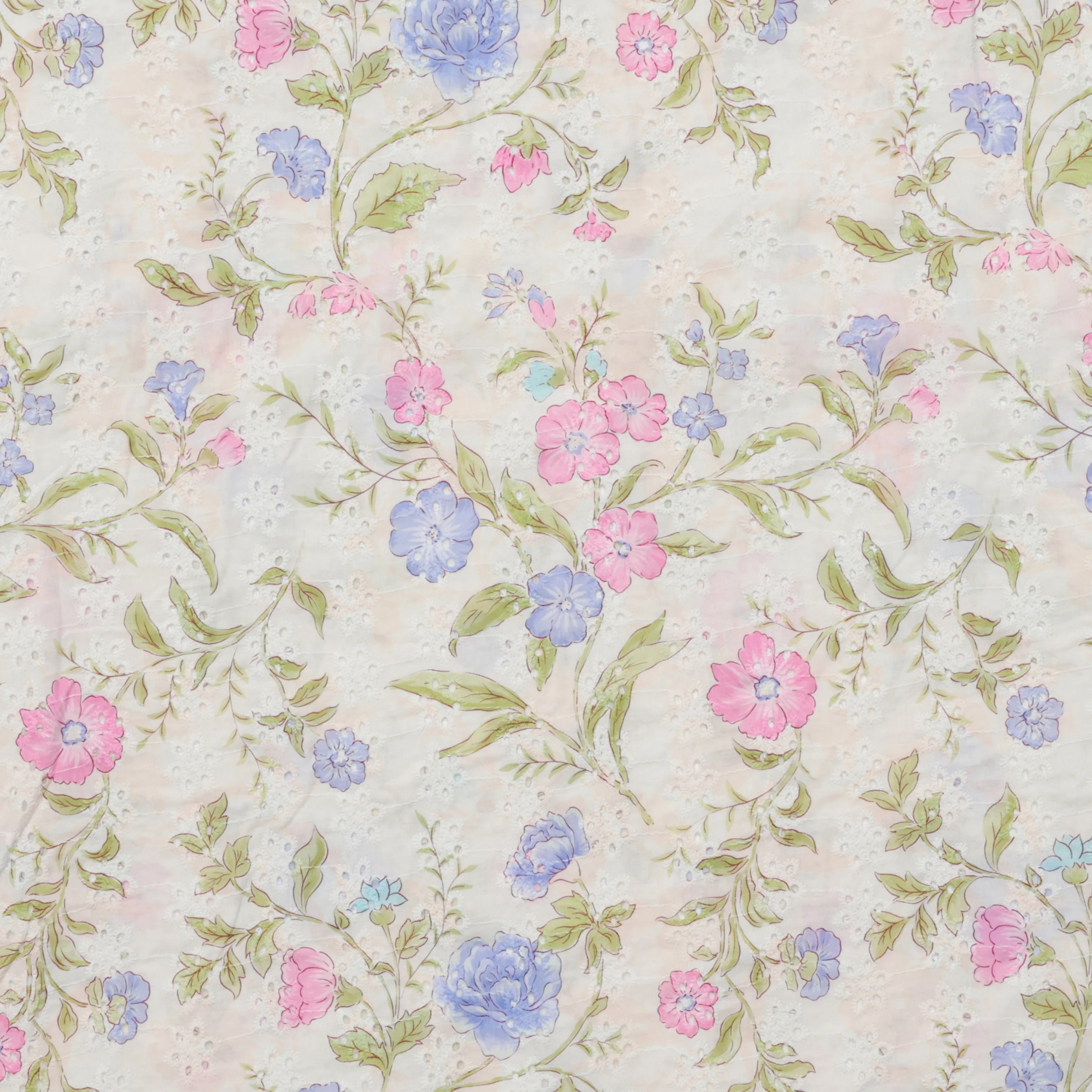 Cotton - Embroidery - Digital Print - Stems - Assorted - Image 3