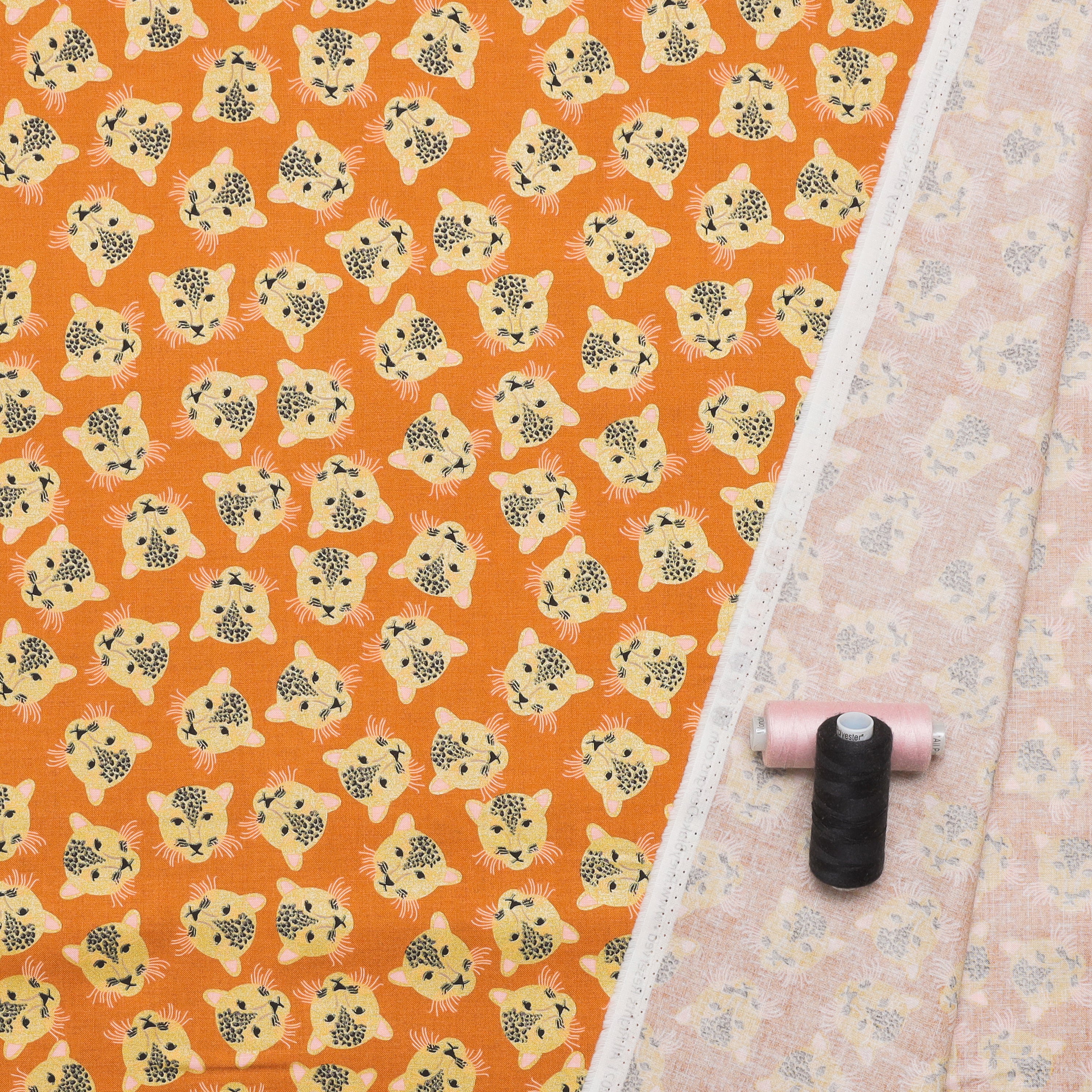 Cotton - Spotted - Sparkle - Butterscotch - Image 3