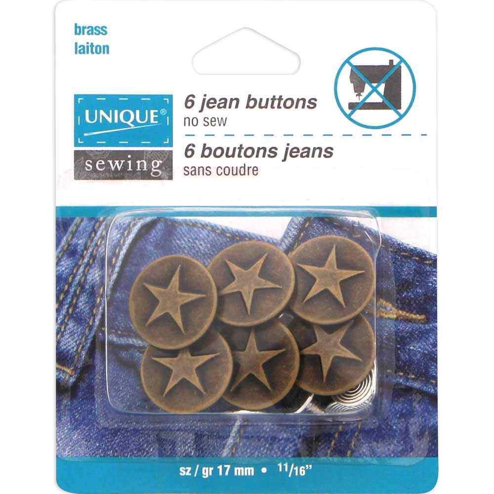 UNIQUE - Jean Buttons - 17mm - Assorted - Image 3
