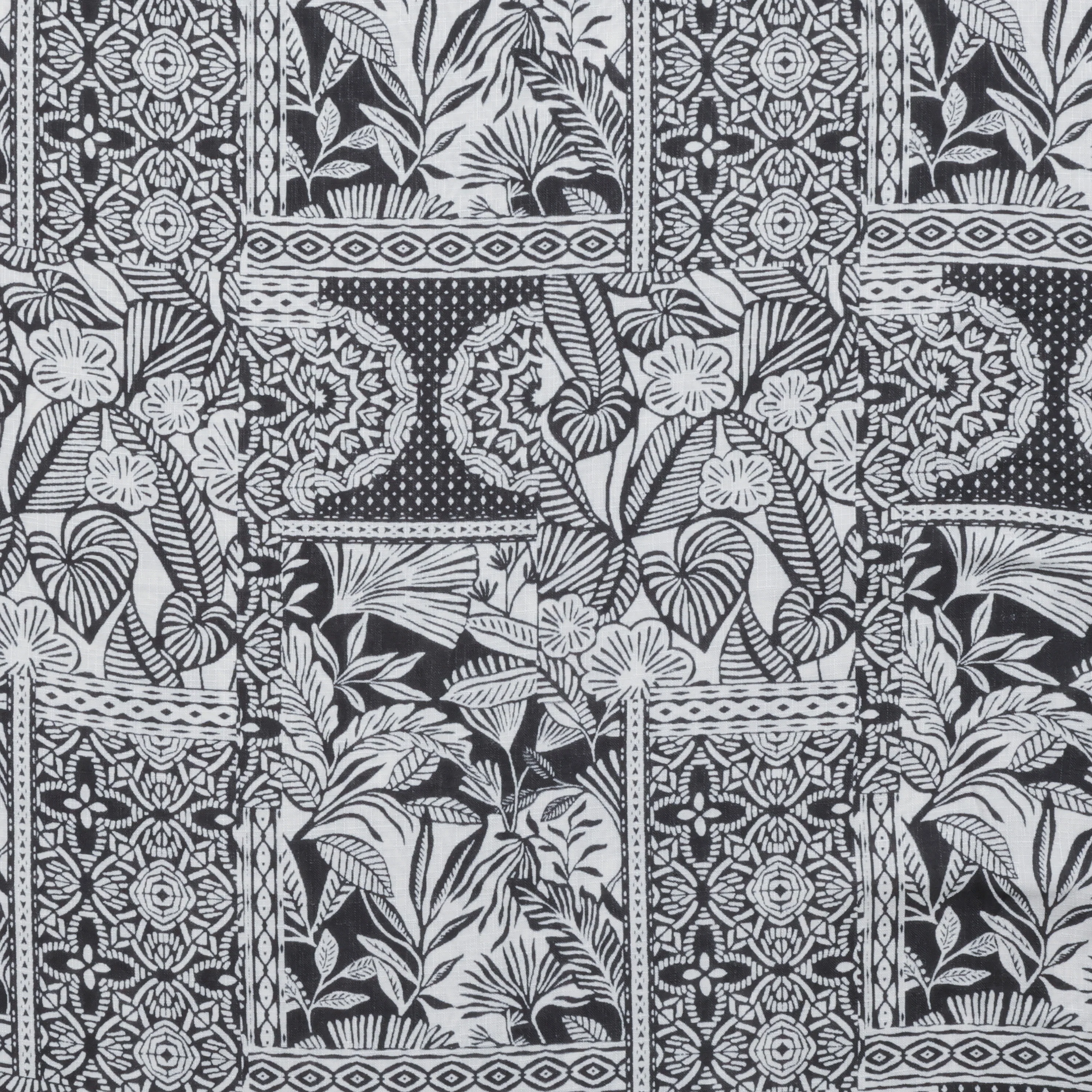 Rayon - Slub - Digital Print - Island Block - Assorted - Image 4