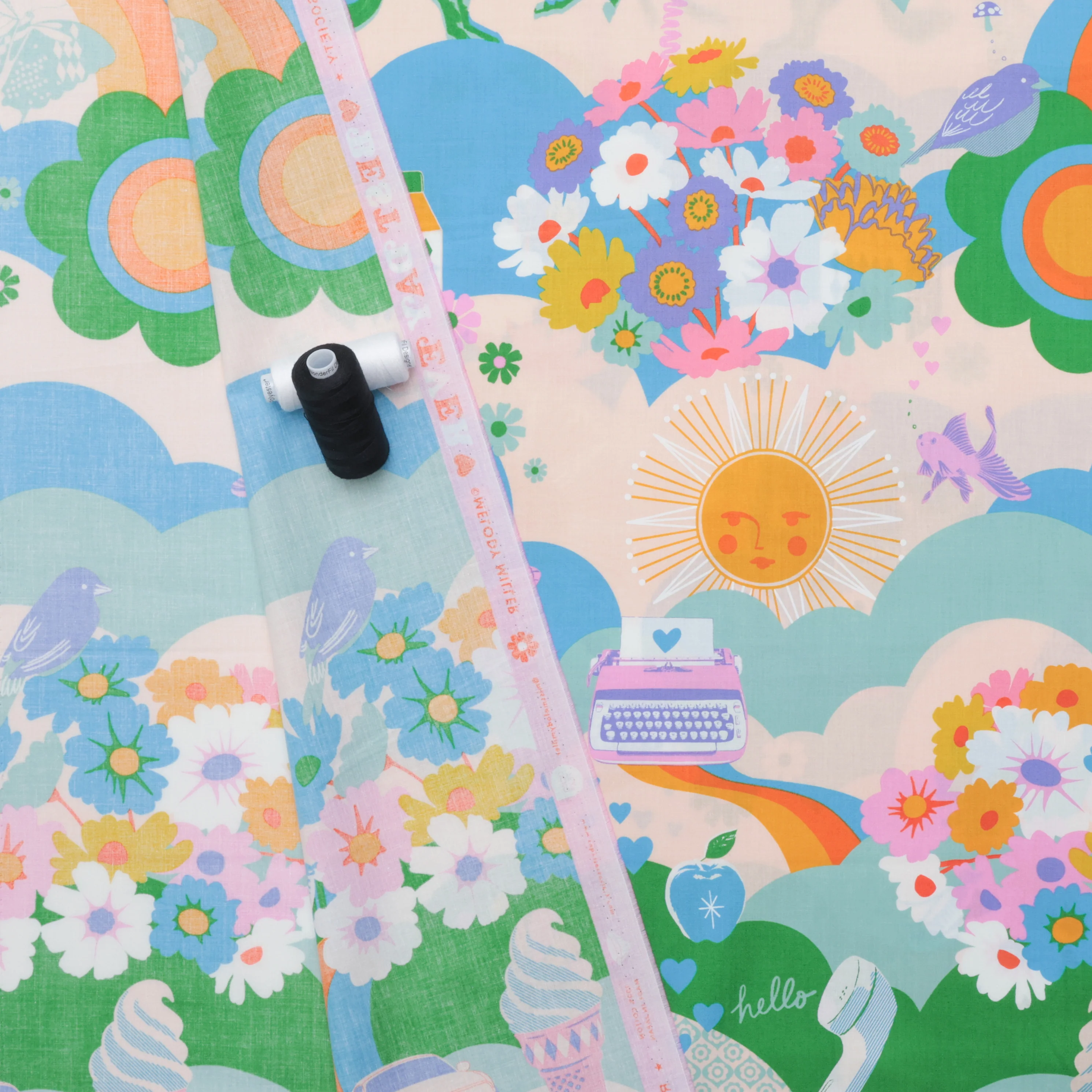 Ruby Star - Cotton - Best Day Ever - Verdant - Image 3