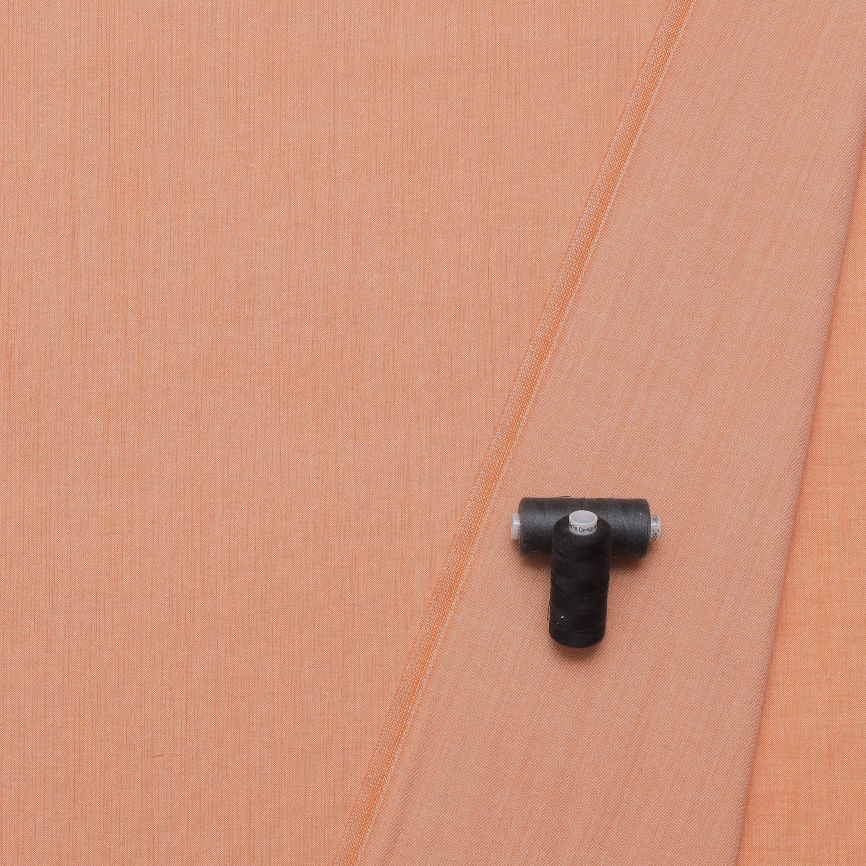 Wool - Suiting - Pastel Orange - Image 3